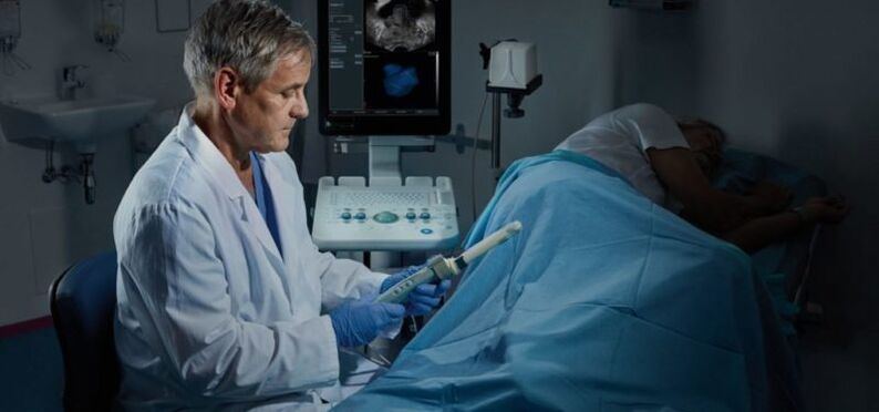 L'échographie de la prostate à travers le rectum est une méthode informative de diagnostic de la prostatite