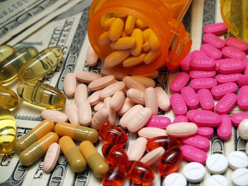 La prostatite est souvent traitée avec des médicaments sous forme de comprimés